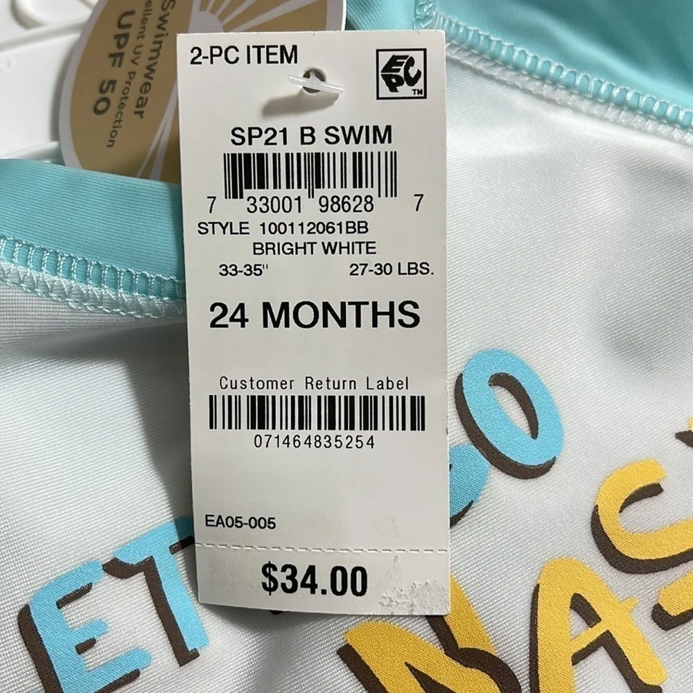 First impressions 2 pc swimwear set